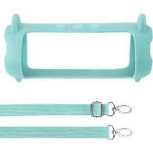 Silicone Cover Compatible with JBL Flip 7 Waterproof Portable Speaker (Teal Cover)
