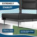 Stadium Seats with Back Support, Portable Folding Bleacher Chair Regular, Standard