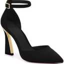 Juliet Holy Womens Pumps Point Closed Toe Heels Buckle Ankle Strap D'Orsay Heeled Sandals 8