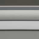 White Roll Down Blackout Vinyl Shades 19 Inch Long