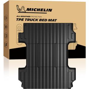 Michelin Truck Bed Mat for 2020-2026 Chevy Silverado/GMC Sierra 2500 3500 HD 6.8 FT / 82.2" Only (Not Fit Factory 5th Wheel Package), All-Weather Truck Bed Liner, Custom, Durable TPE, Non-Slip