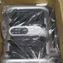 Shiatsu Foot Massager Machine with Heat : Deep Kneading Calf Massager with Vibration for Plantar Fasciitis, Neuropathy, Pain Relief, Circulation - for Home and Office Use (Silver)