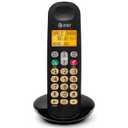 AT&T EL1101 DECT 6.0 Cordless Phone with Caller ID, Lighted Keypad, LCD Display, Full Duplex Speakerphone  ECO Mode, Quiet Mode,