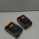 2Pack 6000mAh DCB200 Replacement for Dewalt 20V Max Lithium-ion Battery Compatible with Dewalt 20 Volt DCB201 DCB203 DCB204 DCB206 DCB207 DCD DCF DCG Series Cordless Power Tools