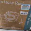 NEWBULIG Garden Hose Reel, 1/2" x 100 ft Retractable Heavy Duty Water Hose