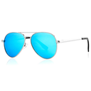 Gleyemor Polarized Aviator Sunglasses for Small Face Women and Men, 52MM Small Aviators 100% UV Protection