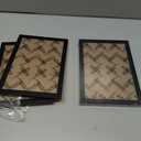 FULDGAENR 5x7 Picture Frame Set of 4, Black Frames for 5 x 7 Inch Photo Poster Certificate, High Transparency Wall/Tabletop Frame with Horizontal Vertical Display (4 Pack | Black | 5"x7")