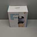 CAMECO 2-in-1 Cordless Hip Heating Pad with Massage for Sciatica Pain Relief, 5000mAh Battery & 104-140 Heated Hip Brace for Women Men Arthritis, Rechargeable Hip Massager Heat Pad for Home Office (Black/Gray)