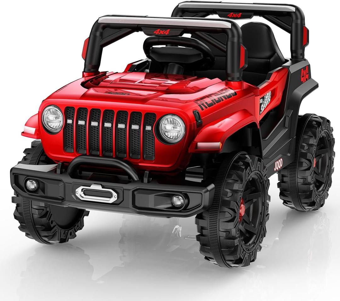 SEALIGHT 12V Kids Ride On Car Truck w/Parent Remote Control, Children Ride On Toy Toddler Electric Vehicle with Double Doors/Safety Belt/LED Lights/Music Player/Bluetooth SEALIGHT 12V Kids Ride On Car Truck w/Parent Remote Control, Children Ride On Toy Toddler Electric Vehicle with Double Doors/Safety Belt/LED Lights/Music Player/Bluetooth