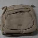 mommore Neoprene Diaper Bag Backpack Small Lightweight Baby Diaper Bags Water Resistant Diaper Backpack for Boys Girls Newborn with Changing Pad, Stroller Straps (Taupe Mist)
