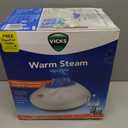 Vicks Warm Steam Vaporizer & Humidifier 1.5 Gallon Tank for Small and Medium Rooms, Night Light, Works with VapoPads and VapoSteam