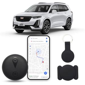Tracking Devices for Cars Hidden, Undetectable GPS Tracker for Vehicles, Mini Tracker Device, No Monthly Fee Subscription No SIM Card Required, Only for iOS Find My, Splashproof