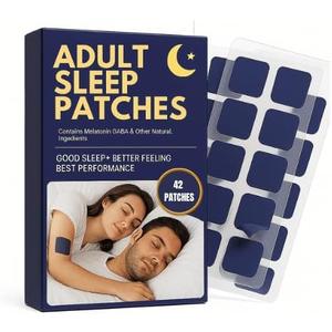 2 x Sleep Patches for Adults 42 Pack Blue Sticker Patch to Improve Deep Rest Naturally