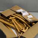 Pureegg Metal Arch Backdrop Stand Set - Set of 2 (7.2ft/6.0ft), Gold Wedding Stand with Stable Base, Elegant Backdrop Cover for Party, Birthday, Baby Shower, Graduation, Easy to Assemble