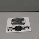 LIUGX Retractable Badge Holders, Heavy Duty Carabiner Keychain, Durable ID Card Holder (Holds 4 Cards), Carbon Fiber-Texture, with 31.5Badge Reel Key Chain, 10,000+ Rebound, Gold-Black