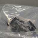 Plastic Storage Bins with Lids 6 Packs, 7 Quart Storage Organizer Bins with Buckle-Up Latches and Handle, Stackable Storage Containers for Home Pantry Office Classroom Organization, Clear (Black)