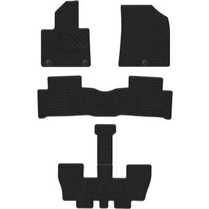 IKABEVEM Carpet Floor Mats for Kia Sorento 6/7 Seats 2021-2026 (NO Hybrid)