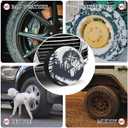 Camper Spare Tire Cover 12 Inch Mountains with A Compass Wheel Protectors Tyre Covers Weatherproof Wheel Covers Vintage Compass Universal Fit for Trailers SUV Truck Camper Travel