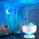 Galaxy Projector for Bedroom,16Color Northern Lights Projector, 15White Noise Galaxy Light Projector, 5Moon Star Projector, Bluetooth Aurora Light Projector, Remote + Timer Star Lights for Ceiling