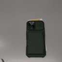 ATATOO for iPhone 17 Case, Built-in Card Holder (Store 3-5 Cards) [RFID] & Sliding Camera Cover, Military Grade Protection, Heavy Duty Sturdy Durable Wallet Cover Case for iPhone 17 6.3" 2025, Green