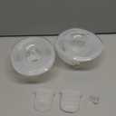 Two Full Sets Breast Pump Parts with 27mm Flange Compatible with Lansinoh Discreet Duo/NCVI/Nuliie/NICEGREEN Life/Zooawa S32 Breast Pump Replacement Parts,S32 Pump Parts,Extra Duckbill Valve&Diaphragm (2set-27mm Overall)