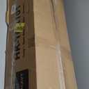 32"W Over The Toilet Storage Cabinet with Metal Frame and 7 Storage Shelves, Bathroom Organizer with Adjustable Shelves and Paper Holder, Farmhouse Storage Cabinet for Bathroom, Laundry, Dark Blue