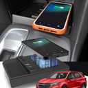 CarQiWireless Wireless Charger for Chevy Equinox Accessories 2018 2019 2020 2021 2022 2023 2024, Wireless Charging Center Console Organizer for Chevy Chevrolet Equinox L/LS/LT/Premier Accessories
