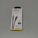 Scosche i3AUXB4SG-SP MFi Certified Hookup Premium Lightning to AUX Braided Audio Cable, 4 Feet, Space Gray (Black)