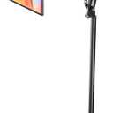 Tablet Floor Stand & Kindle Holder, Overhead Bed Reading Stand with 360 Rotatable Clamp and Height Adjustable Flexible Long Arm, Compatible with Kindle, iPad mini/Air/Pro, and 4.7-14 Inch Devices