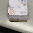 AD Set of 6 Coasters for Drinks Absorbing Round Ceramic Stone Coaster with Cork Base Tabletop Protection Mat for Mugs and Cups,Office,Kitchen (Colorful Series)