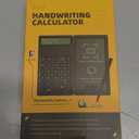 Desk Portable Basic Calculator, Small Mini Calculators with Writing Notepad and Stylus, More Lightweight and Portable, 12Digit Large Display Multi-Function for Office, School, Home & Financial (White)