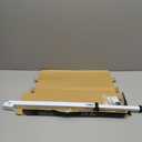 SECURITYMAN Sliding Door Security Bar-Child Proof Sliding Door Lock Bar with Anti Lift Lock - Fits Most Doors & Windows - Adjustable Patio Door Security Bar (18.75"- 51.1") - White