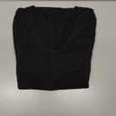 Elesomo Long Sleeve Shirts for Women Cotton Tshirts V Neck Spring Tops Basic Tee (Medium, A1:black)