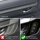 AntBooBoo for Honda CRV 2023 2024 2025 2026 EX-L, Sport Touring Hybrid Interior Door Panels Protetive Cover, Luxurious Wood Grain Interior Cover Moulding Trims for The New CR-V- Wood