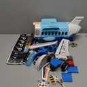 Toy Airplane with Smoke, Lights & Sounds, Friction Powered Plane Toy for Kids, Boys and Girls