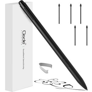 Ciscle Magnetic EMR Stylus Pen for Remarkable 2, No Charging Needed, 4096 Pressure Levels, Palm Rejection, Tilt Support, Eraser & 5 Replaceable Tips, Compatible with EMR Devices, Black