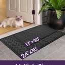 DEXI Front Door Mat Outside Entrance 24x36 Heavy Duty Entry Floor Doormat