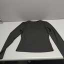 Trendy Queen Womens Long Sleeve T Shirts Fall Fashion 2026 Basic Crop Tops Going Out Outfits Y2k Clothes (Medium, Black)