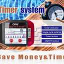 CIPU 1/2 HP Pool Pump with Timer, 3120 GPH Above Ground Pool Pump with Filter Basket and Hose Adapters, 115V Self-Priming Pool Filter Pump Replacement for Sand Filter Systems