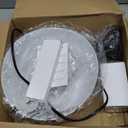 PESRAE Floor Lamp, Remote Control with Stpeless Color Temperatures and Brightness, Torchiere lamp for Bedroom, Living Room, Bulb Included (Matte Black)