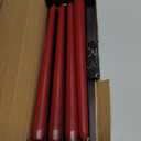 CANDWAX Burgundy 10 inch Taper Candles Pack of 4 - Unscented Dripless Burgundy Candlesticks - Perfect as Christmas Decorations and Home Decor for Dinner Table Centerpieces - Christmas Taper Candles