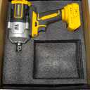 20V Cordless Impact Wrench for DeWalt Battery, 1500Nm (1106 Ft-Lbs) 1/2" Brushless Impact, 3-Speed High Torque Power Tool for Tire Removal, Rusted Bolts, Heavy Equipment(No Battery)