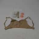 iMucci Clear Strap Bra Professional Dance Bra NO Sponge Invisible Ballet Bras (Medium, Beige)