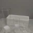 4 Pack Glass Cylinder Vases 4,6,8,10 Inch Tall Clear Flower Vase Hurricane Floating Candle Holder for Table Centerpiece Wedding Home Decor