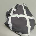 SearchI Bar Stool Covers Set of 2, Stretch Washable Barstool Seat Covers, Counter Height Chair Covers for Kitchen Dining Room Cafe (Rhombus Grey)