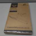 CoquusAid Steak Knives Set of 4, 4.8 Inch Fine-Edge Super Sharp Table Knives with Rest, Premium Germany Stainless Steel Ergonomic Handle, Elegant Black Ideal for Gift