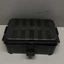 Flemoon Large Outdoor Electrical Box (12.5 x 8.5 x 5 inch), IP54 Waterproof Extension Cord Cover Weatherproof, Protect Outlet, Plug, Socket, Timer, Power Strip, Holiday Light Decoration, Black