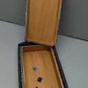 Handicrafts Home Large Decorative Storage Box 12x6– Coffee Table Organizer Box, Modern Home Décor Accent, Keepsake Memory Box, Jewelry Storage Box, Boho Decorative Box with Lid for Shelf, Mantle Decor,  Ivory-ocean