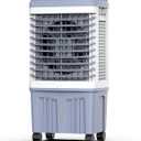 Portable Swamp Cooler, Evaporative Cooler, Evaporative Cooler with Oscillation, 3 Speeds, Portable Air Conditioners for Indoor, Outdoor, Garage (Gray)