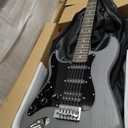 RVONE RST-150 39-Inch Left-Handed Electric Guitar Kit, HSS, Amp, Black